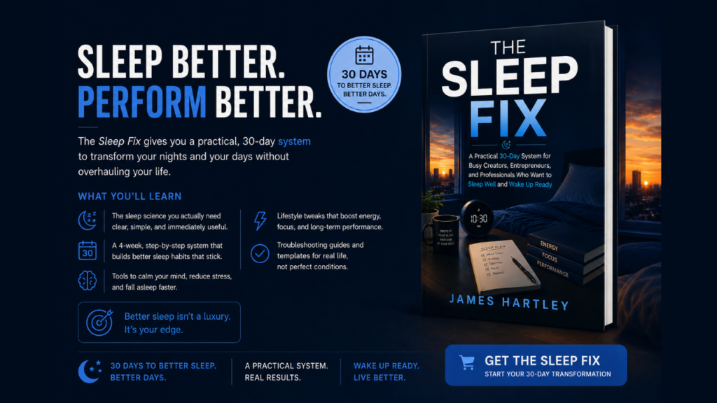 The Sleep Fix Banner